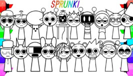 Sprunki Coloring Pages Sprunki Coloring Pages img